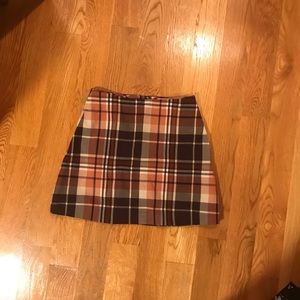 Wilfred plaid mini skirt